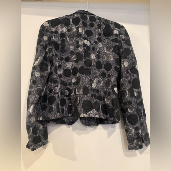 Akris Punto Polkadot Blazer Jacket Cotton Size 4 - Picture 2 of 5